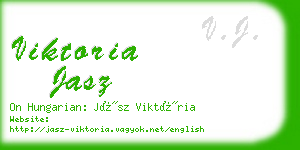 viktoria jasz business card